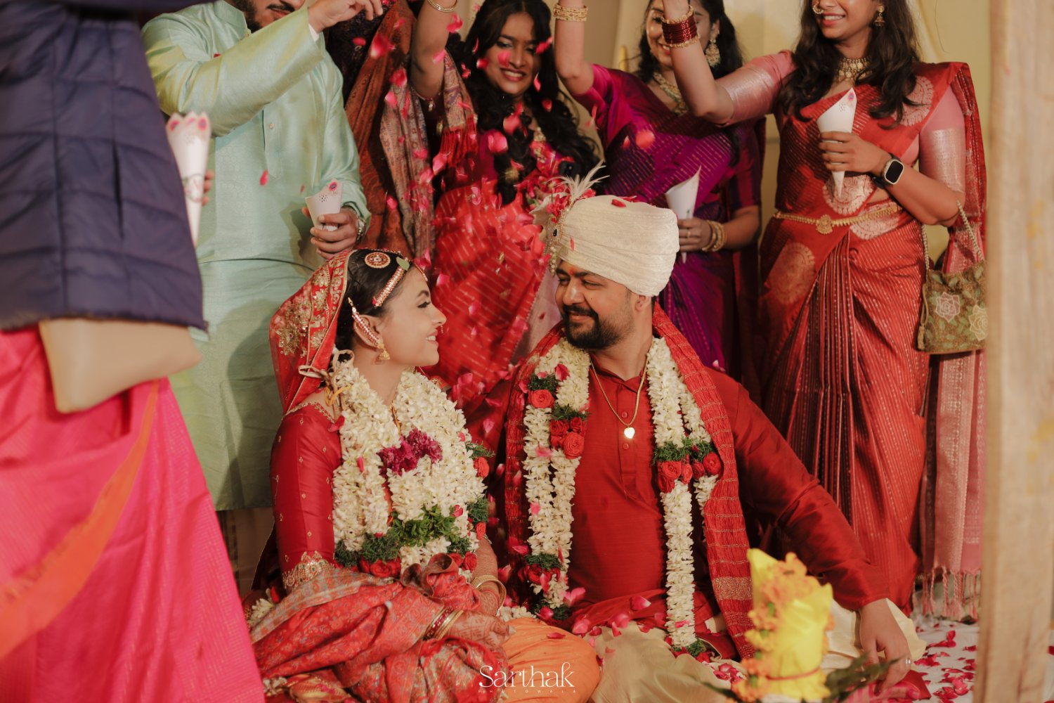 Couple during the wedding ceremony